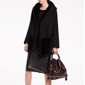 17PKCSC018 women double layer 100% cashmere wool coat